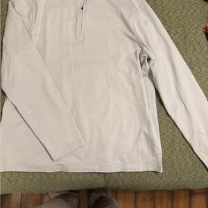 J. Crew Men’s Grey Performance Quarter zip